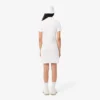 Slim-Fit-Stretch-Mini-Piqué-Poloshirt-Kleid für Damen