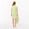 Slim-Fit-Stretch-Mini-Piqué-Poloshirt-Kleid für Damen