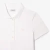 Slim-Fit-Stretch-Mini-Piqué-Poloshirt-Kleid für Damen