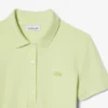 Slim-Fit-Stretch-Mini-Piqué-Poloshirt-Kleid für Damen