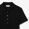 Slim-Fit-Stretch-Mini-Piqué-Poloshirt-Kleid für Damen