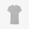 Slim-Fit-T-Shirt aus geripptem Baumwollstoff für Damen