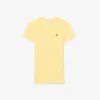 Slim-Fit-T-Shirt aus geripptem Baumwollstoff für Damen