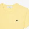 Slim-Fit-T-Shirt aus geripptem Baumwollstoff für Damen