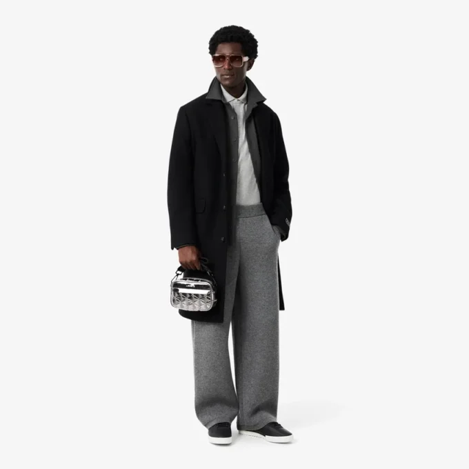 Small The Blend Silver Reporter Bag