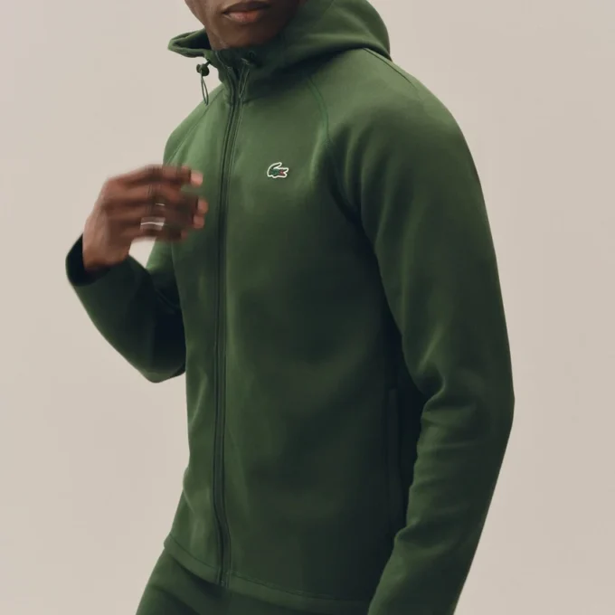 Sport-Stretch-Hoodie mit Reißverschluss