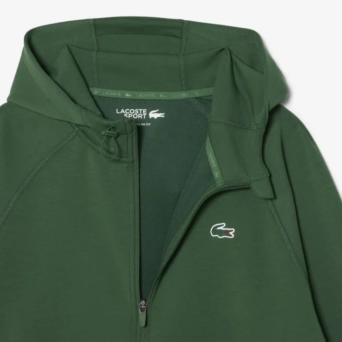 Sport-Stretch-Hoodie mit Reißverschluss