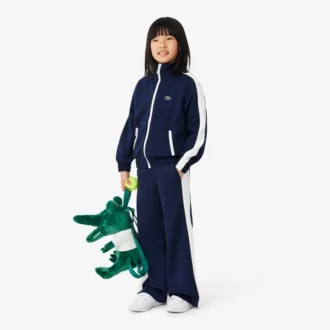 Sport-Sweatshirt aus Interlock-Piqué mit Reißverschluss
