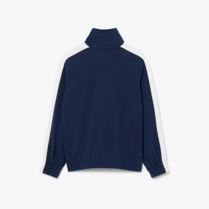 Sport-Sweatshirt aus Interlock-Piqué mit Reißverschluss