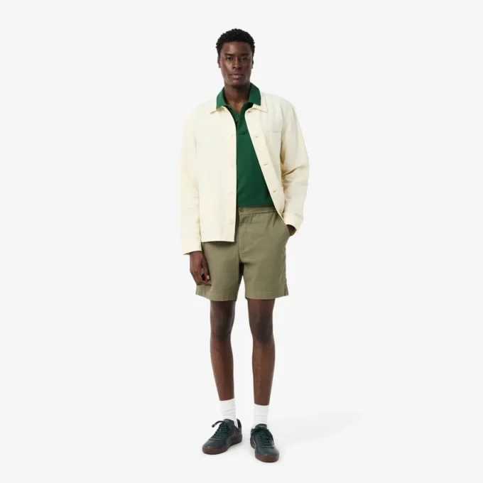 Stretch-Baumwollshorts in Regular Fit