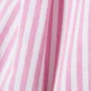 Stretch-Bermudashorts aus gestreiftem Oxford-Stoff
