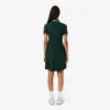 Stretch-Skaterkleid mit Poloshirt-Kragen für Damen