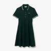 Stretch-Skaterkleid mit Poloshirt-Kragen für Damen