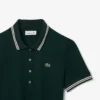 Stretch-Skaterkleid mit Poloshirt-Kragen für Damen