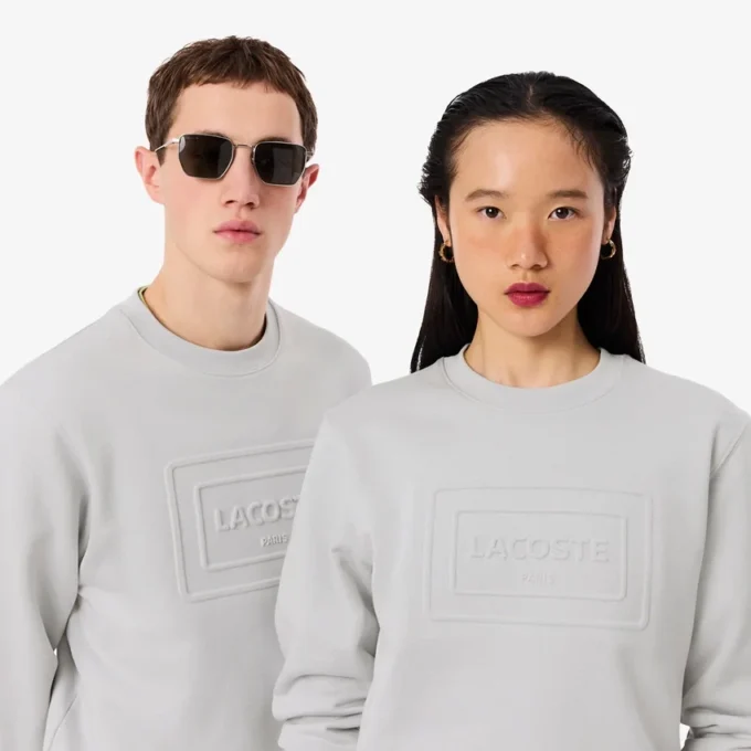 Sweatshirt aus geprägter Fleece