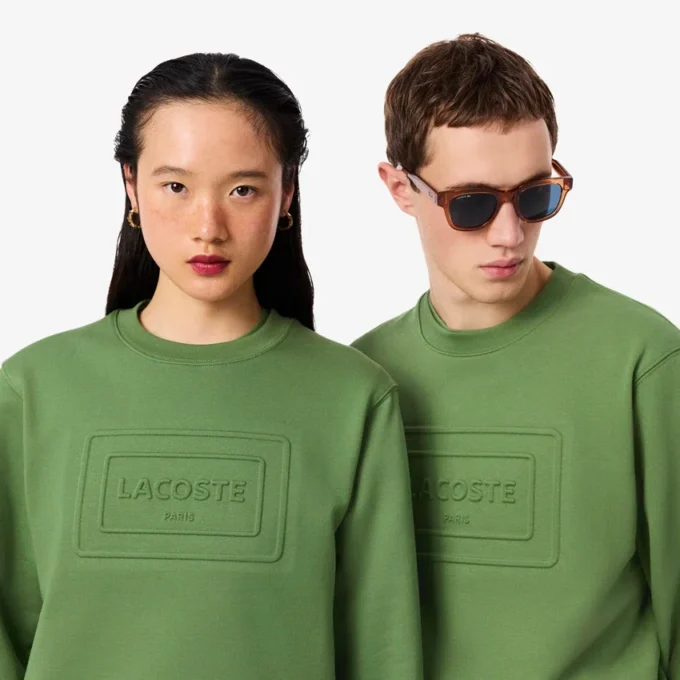 Sweatshirt aus geprägter Fleece