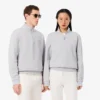 Sweatshirt mit hohem Kragen und Reißverschluss
