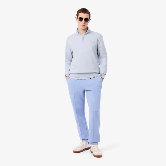 Sweatshirt mit hohem Kragen und Reißverschluss