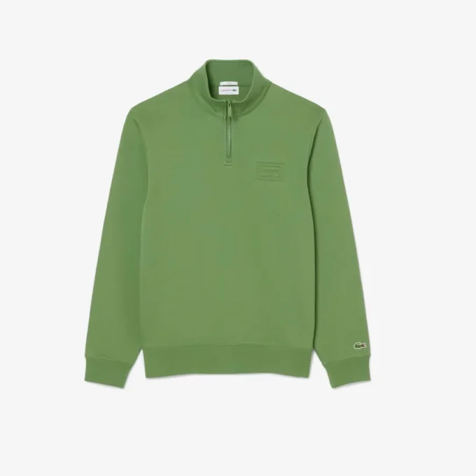 Sweatshirt mit hohem Kragen und Reißverschluss
