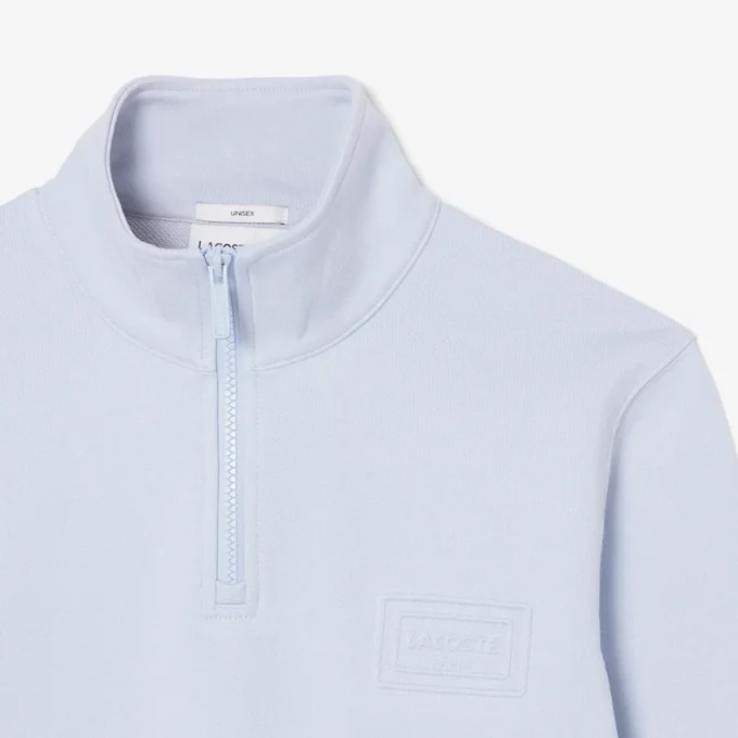 Sweatshirt mit hohem Kragen und Reißverschluss