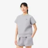 Sweatshirt mit kurzen Ärmeln und normaler Passform