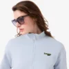 Sweatshirt mit Reißverschluss und Logo in lockerer Passform