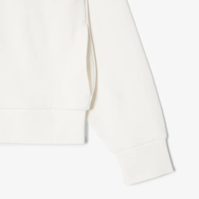 Sweatshirt mit Reißverschluss und Logo in lockerer Passform