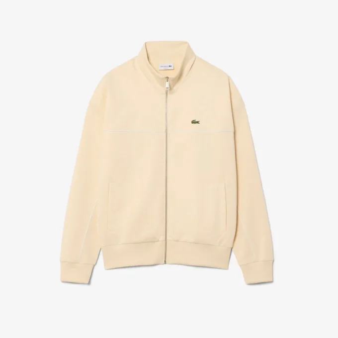 Sweatshirt mit Reißverschluss und Zierakzent