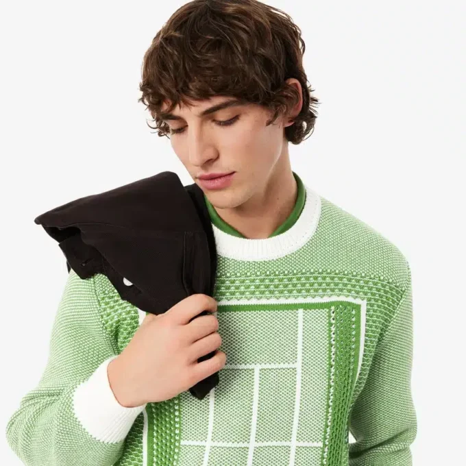 Sweatshirt mit Tennis-Motiv