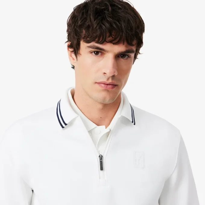 Tennis Heritage Poloshirt mit Reißverschluss