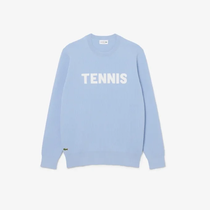 Tennis-Pullover mit Rundhalsausschnitt