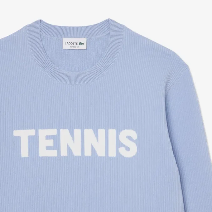 Tennis-Pullover mit Rundhalsausschnitt