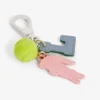Tennisball-Krokodil-Anhänger L Schlüsselanhänger