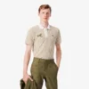 Thermoregulierendes gestreiftes Golf-Poloshirt für Herren