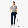 Thermoregulierendes gestreiftes Golf-Poloshirt für Herren