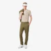 Thermoregulierendes gestreiftes Golf-Poloshirt für Herren