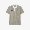 Thermoregulierendes gestreiftes Golf-Poloshirt für Herren