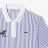 Thermoregulierendes gestreiftes Golf-Poloshirt für Herren