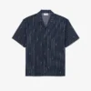 Twill-Hemd mit Print in lockerer Passform