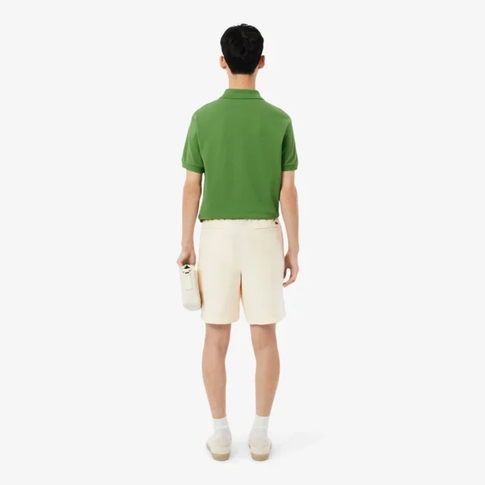 Twill-Shorts aus Leinen-Blend in Regular-Fit