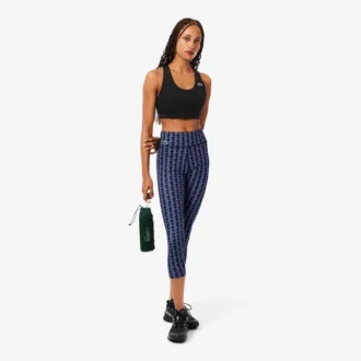 Ultra Dry bedruckte Stretch-Sportleggings für Damen