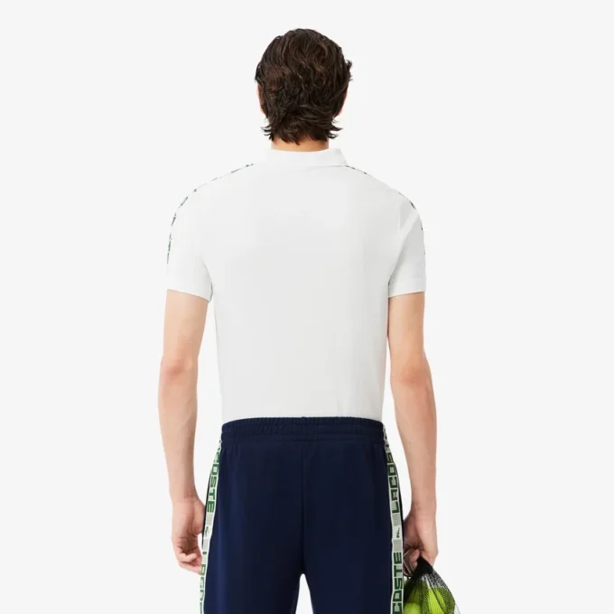 Ultra Dry Branded Stripe Tennis-Poloshirt für Herren