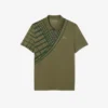 Ultra Dry Printed Slim Fit Tennis-Poloshirt für Herren