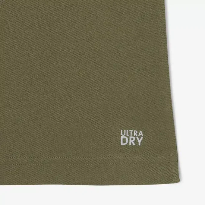 Ultra Dry Printed Slim Fit Tennis-Poloshirt für Herren