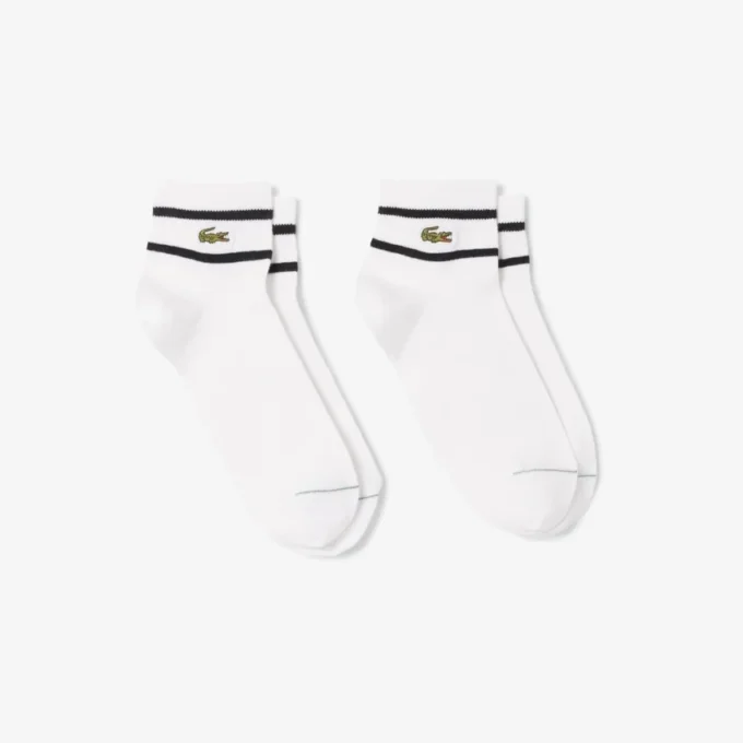 Unisex-2er-Pack gestreifte Socken