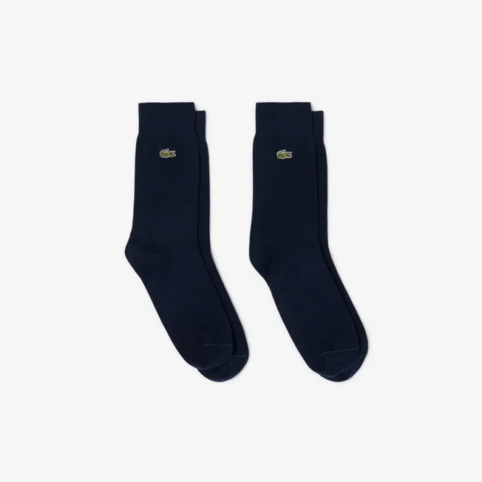 Unisex-2er-Pack lange Socken