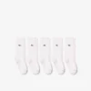 Unisex-5er-Pack Baumwollsocken