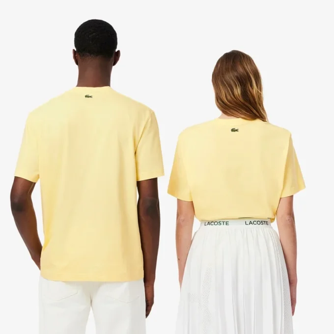 Unisex-Baumwoll-T-Shirt mit charakteristischem Print