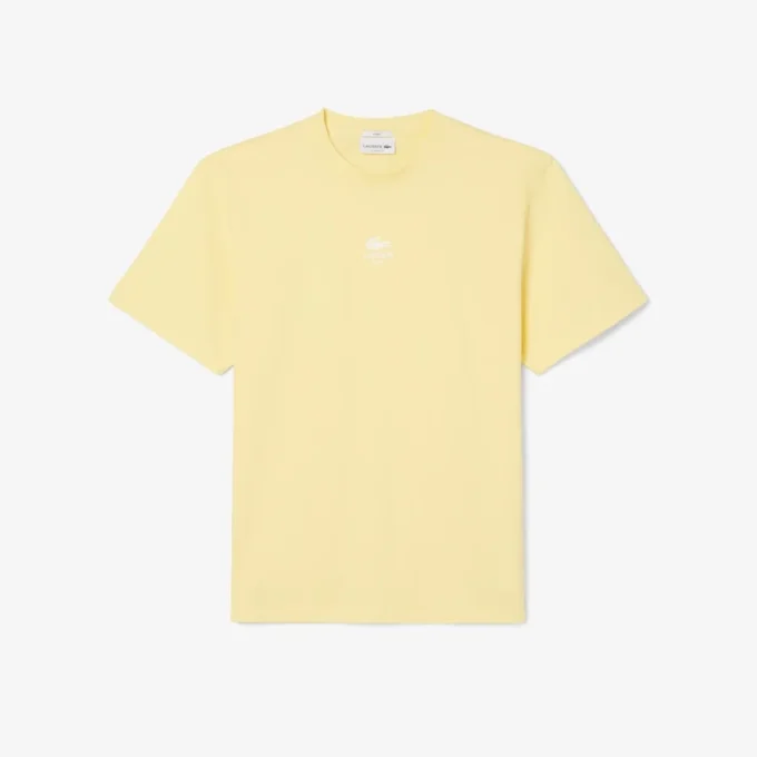 Unisex-Baumwoll-T-Shirt mit charakteristischem Print