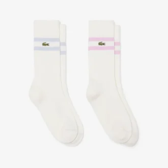 Unisex-Baumwollsocken mit Rippmuster